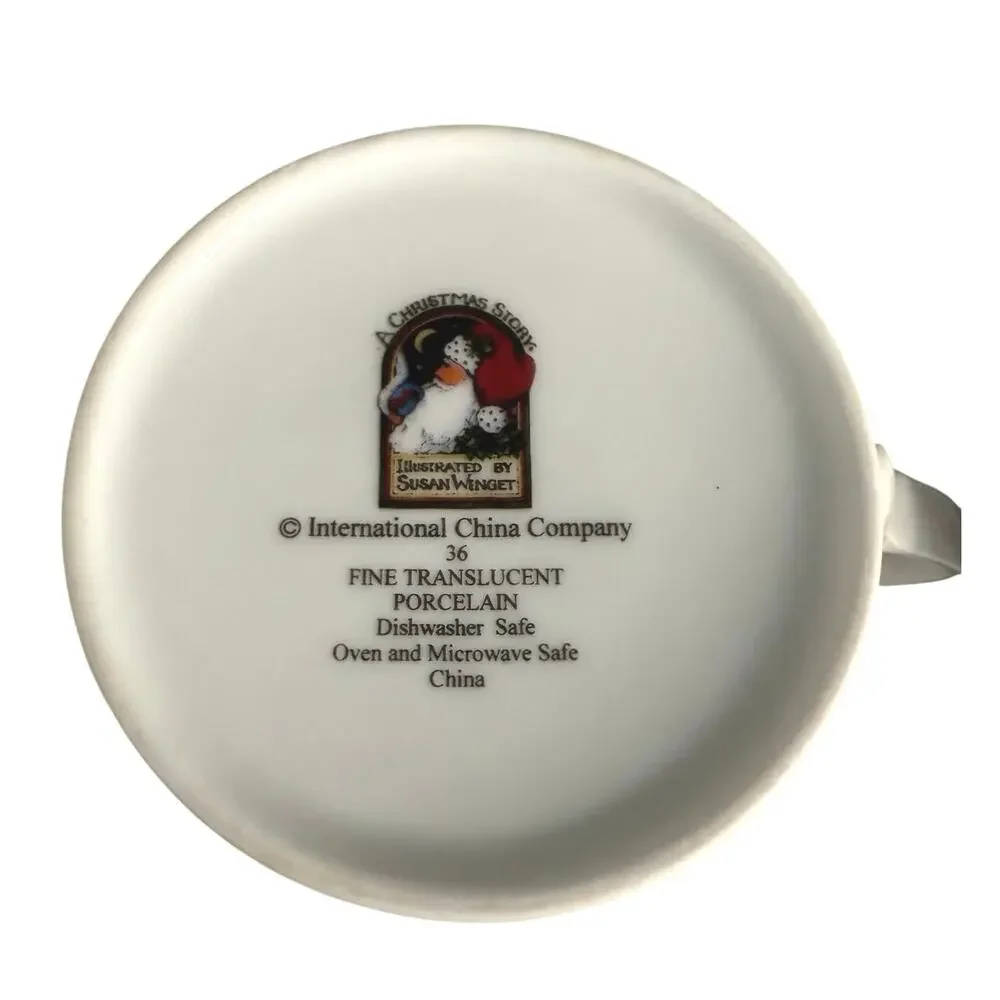 International China Company Christmas story SUSAN WINGET 2 China cups